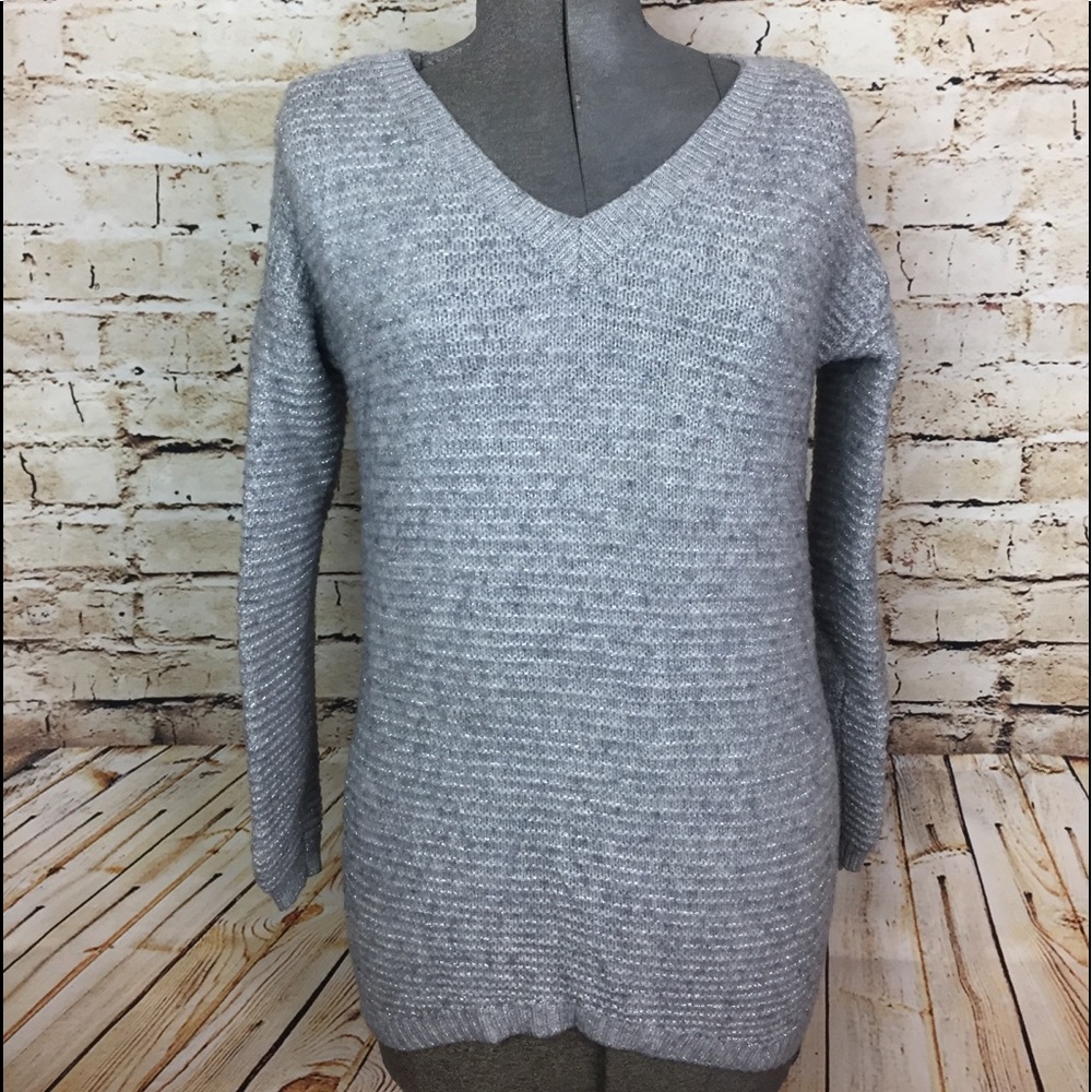 Saks Fifth Avenue Cashmere Sweater, Grey, SP